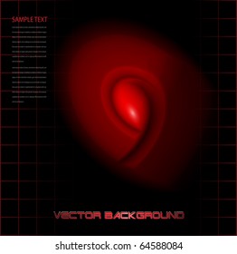 Abstract background design, red vector illustration.