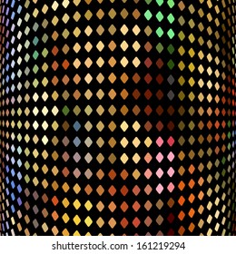 Abstract background for design. Retro pattern of geometric shapes. Colorful mosaic backdrop. Geometric retro background, place your text on the top of it. Retro triangle and      square background. 