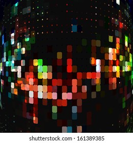 Abstract background for design. Retro pattern of geometric shapes. Colorful mosaic backdrop. Geometric retro background, place your text on the top of it. Retro triangle and      square background. 