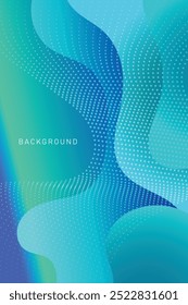 Abstract background design with rich blue and purple tones and smooth, wavy patterns.