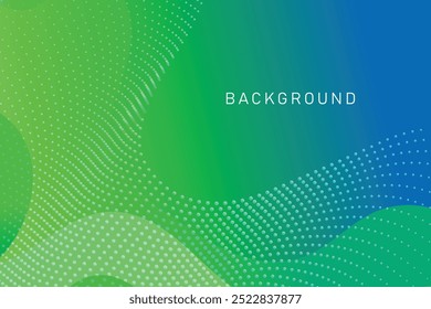 Diseño de fondo Abstractas con ricos tonos verdes y patrones suaves y ondulados.