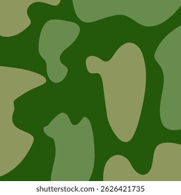 Abstract background design with a rich leaf-like pattern in dark and light green hues. Organic, natural