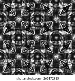 Abstract Background For Design. Seamless Pattern With Ethnic Ornament