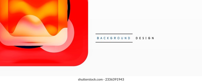 Abstract background design showcasing glossy glass geometric shapes in meticulously crafted vector composition wtih polished and contemporary visual experience