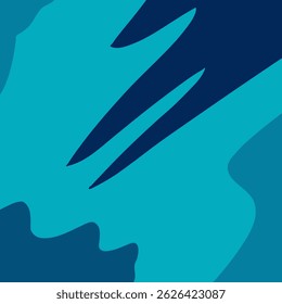 Abstract background design showcasing a water ripple pattern in dark and light blue. Dynamic, flowing