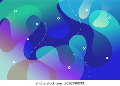 Abstract background design with simple patterns