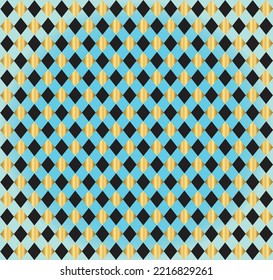 Abstract background design sky blue background plus golden and yellow rectangular shape