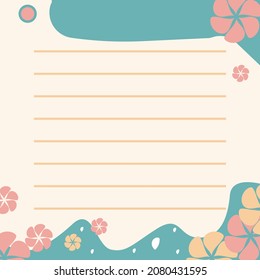 abstract background design with smooth color and white space for social media content background. Vector. 