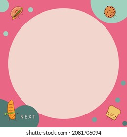 diseño de fondo abstracto con color liso y espacio en blanco para el fondo de contenido de los medios sociales.