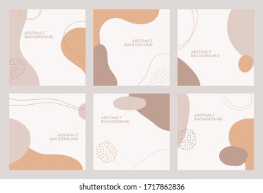 abstract background design for social media story feed post. doodle scribble shape hand drawn object. copy space for text. square flyer banner 
