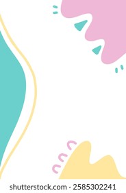 Abstract Background Design with Soft Color