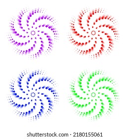 Abstract background for the design. Abstract spiral. Vector background.