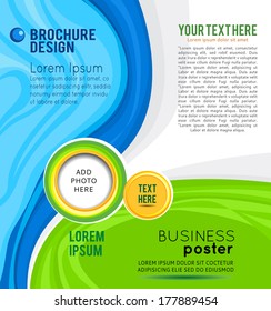 Abstract background for design - stock Illustration business poster, magazine cover, design layout template