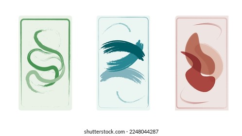 Abstract background design for story template minimalist design different colours instagram stories