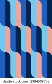 Abstract background design with striped patterns given a wave effect
