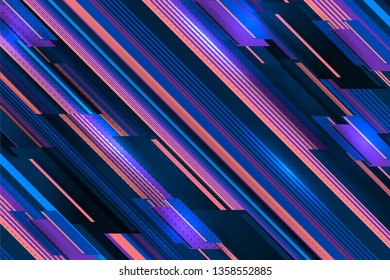 abstract background design with stripes and dots texture for web, advertising, media and presentation concepts, vector illustration