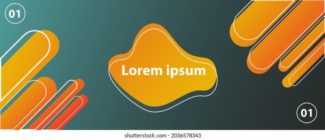 Abstract Background design suitable for poster, landing page, presentation, and others.