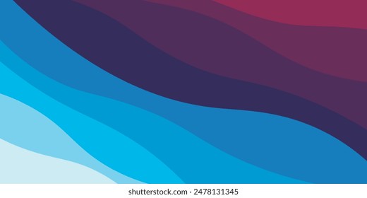 Abstract background design with summer color theme, with wavy patterns,Abstract summer wave background,