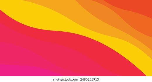 Abstract background design with summer color theme, with wavy patterns,Abstract summer wave background,