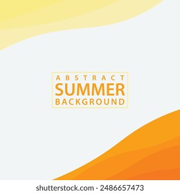 Abstract background design with summer color theme, with wavy patterns,Abstract summer wave background,