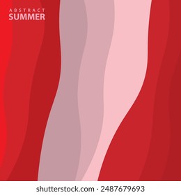 Abstract background design with summer color theme, with wavy patterns,Abstract summer wave background.