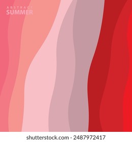 Diseño de fondo Abstractas con tema de color de verano, con patrones ondulados, fondo de onda de verano Abstractas.
