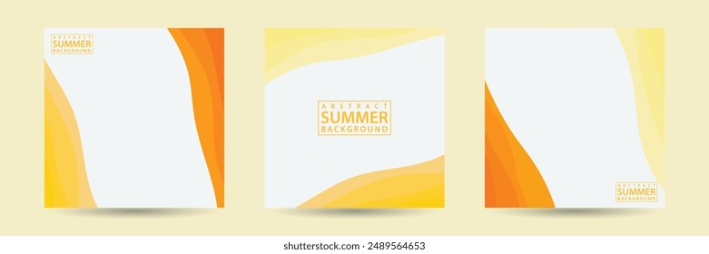 Abstract background design with summer color theme, with wavy patterns,Abstract summer wave background,