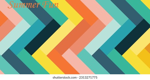 Diseño de fondo abstracto con tema de verano