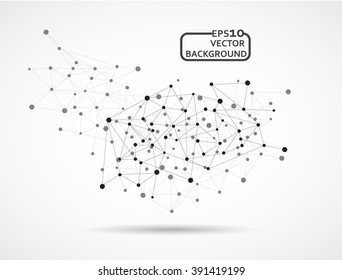 Abstract background for design technology and networking science