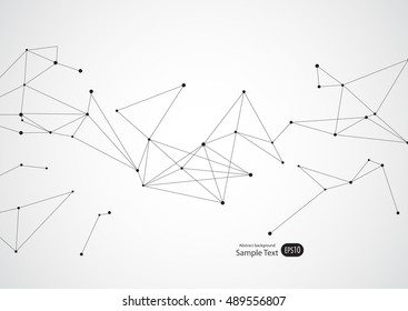 Abstract background for design technology and networking science