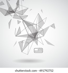 Abstract background for design technology and networking science