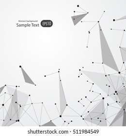Abstract background for design technology and networking science