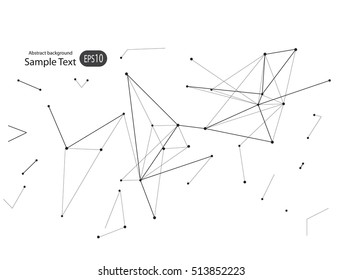 Abstract background for design technology and networking science