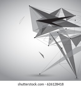 Abstract background for design technology and networking science