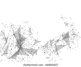 Abstract background for design technology and networking science