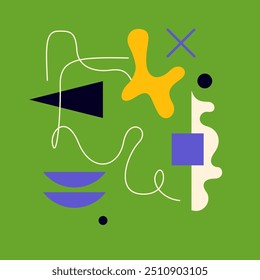 Abstract background for design. A template for advertising in a modern style. Stylish illustration for the poster. Trendy stylish graphics