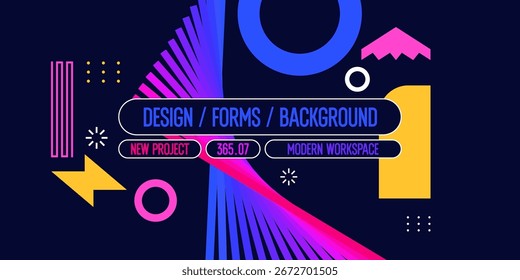 Fondo Abstractas para el diseño. Una Plantilla para la publicidad en un estilo moderno. Ilustración con estilo para el cartel. Gráficos con estilo