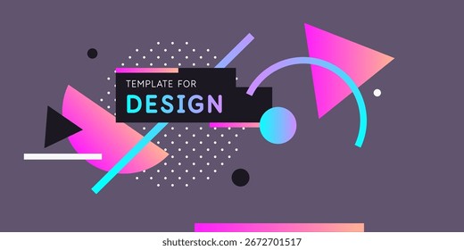 Fondo Abstractas para el diseño. Una Plantilla para la publicidad en un estilo moderno. Ilustración con estilo para el cartel. Gráficos con estilo