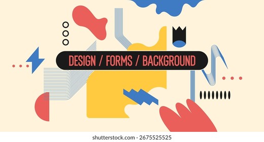 Fondo Abstractas para el diseño. Una Plantilla para la publicidad en un estilo moderno. Ilustración con estilo para el cartel. Gráficos con estilo