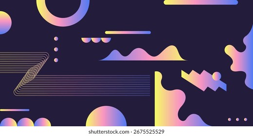 Abstract background for design. A template for advertising in a modern style. Stylish illustration for the poster. Trendy stylish graphics