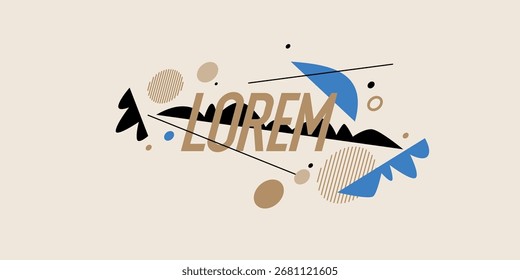 Fondo Abstractas para el diseño. Una Plantilla para la publicidad en un estilo moderno. Ilustración con estilo para el cartel. Gráficos con estilo