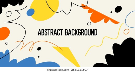 Fondo Abstractas para el diseño. Una Plantilla para la publicidad en un estilo moderno. Ilustración con estilo para el cartel. Gráficos con estilo