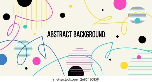 Fondo Abstractas para el diseño. Una Plantilla para la publicidad en un estilo moderno. Ilustración con estilo para el cartel. Gráficos con estilo
