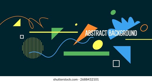 Fundo abstrato para design. Um modelo para anunciar em um estilo moderno. Ilustração elegante para o cartaz. Elementos gráficos estilosos da moda