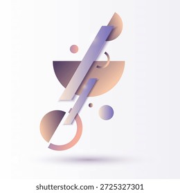 Abstract background for design. A template for advertising in a modern style. Stylish illustration for the poster. Trendy stylish graphics.

