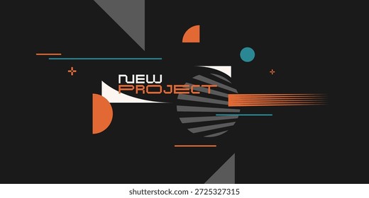 Fondo Abstractas para el diseño. Una Plantilla para la publicidad en un estilo moderno. Ilustración con estilo para el cartel. Gráficos con estilo	
