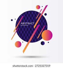 Fondo Abstractas para el diseño. Una Plantilla para la publicidad en un estilo moderno. Ilustración con estilo para el cartel. Gráficos de moda y con estilo.
