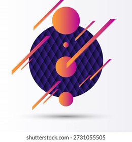 Fondo Abstractas para el diseño. Una Plantilla para la publicidad en un estilo moderno. Ilustración con estilo para el cartel. Gráficos de moda y con estilo.
