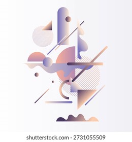 Fondo Abstractas para el diseño. Una Plantilla para la publicidad en un estilo moderno. Ilustración con estilo para el cartel. Gráficos de moda y con estilo.
