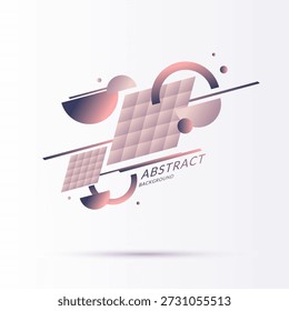 Fondo Abstractas para el diseño. Una Plantilla para la publicidad en un estilo moderno. Ilustración con estilo para el cartel. Gráficos de moda y con estilo.
